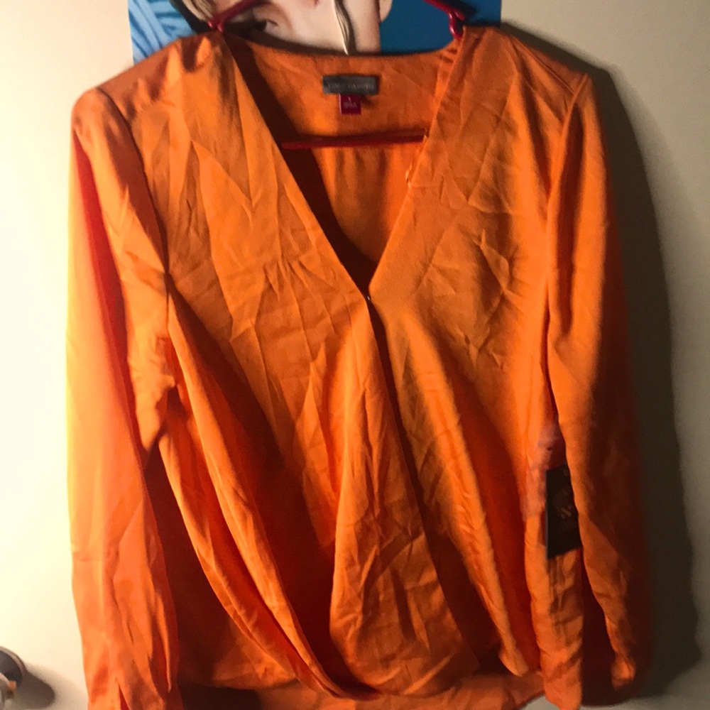 Long sleeve Vince camuto orange top